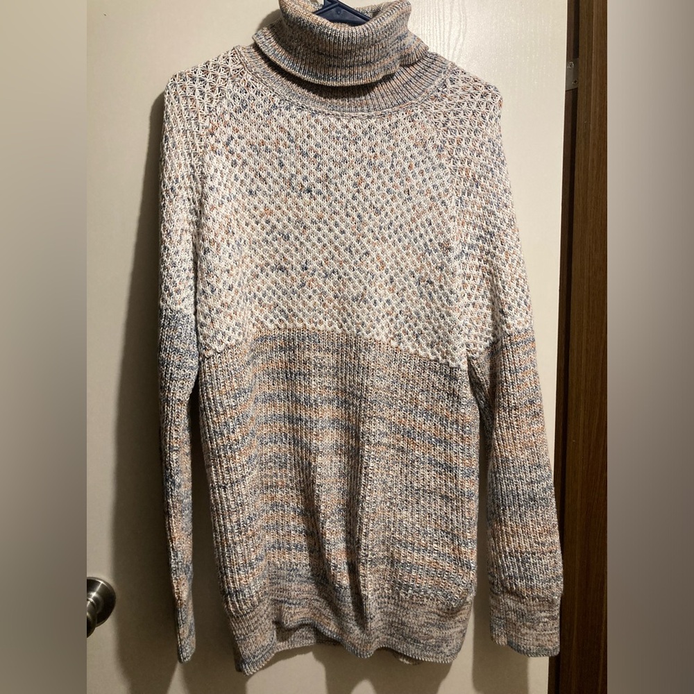 Prana Multicolor Turtleneck Sweater - Picture 1 of 6